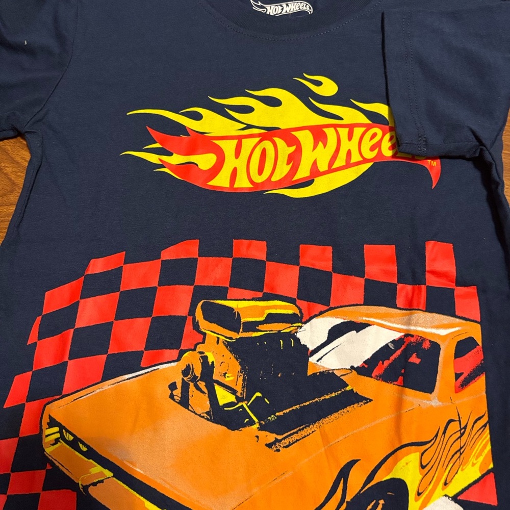 Hot Wheels Kids Navy Blue T-Shirt - Picture 2 of 3